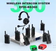 Bộ intercom NAYA BS360 - Liên lạc nội bộ không dây và báo hiệu cho máy quay